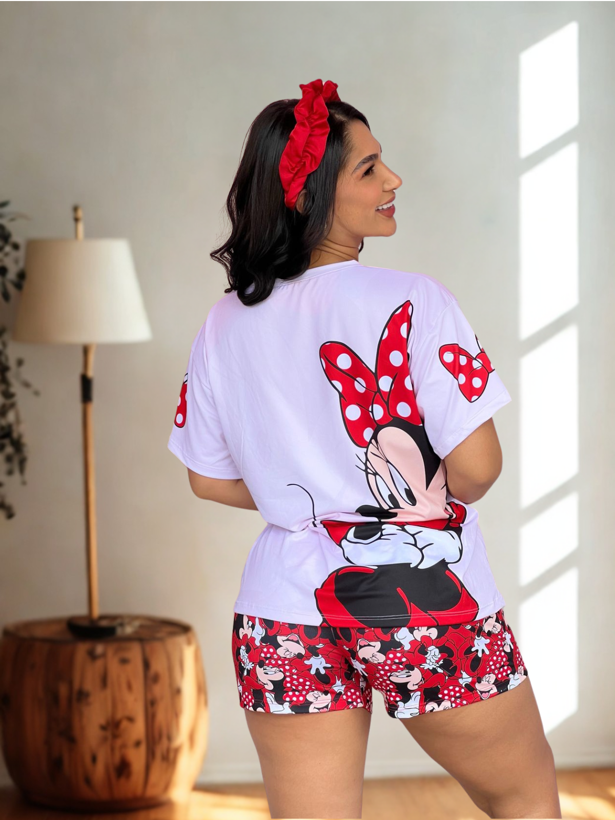 Minnie Love Set - Pijama Mujer Oversize 3 Piezas
