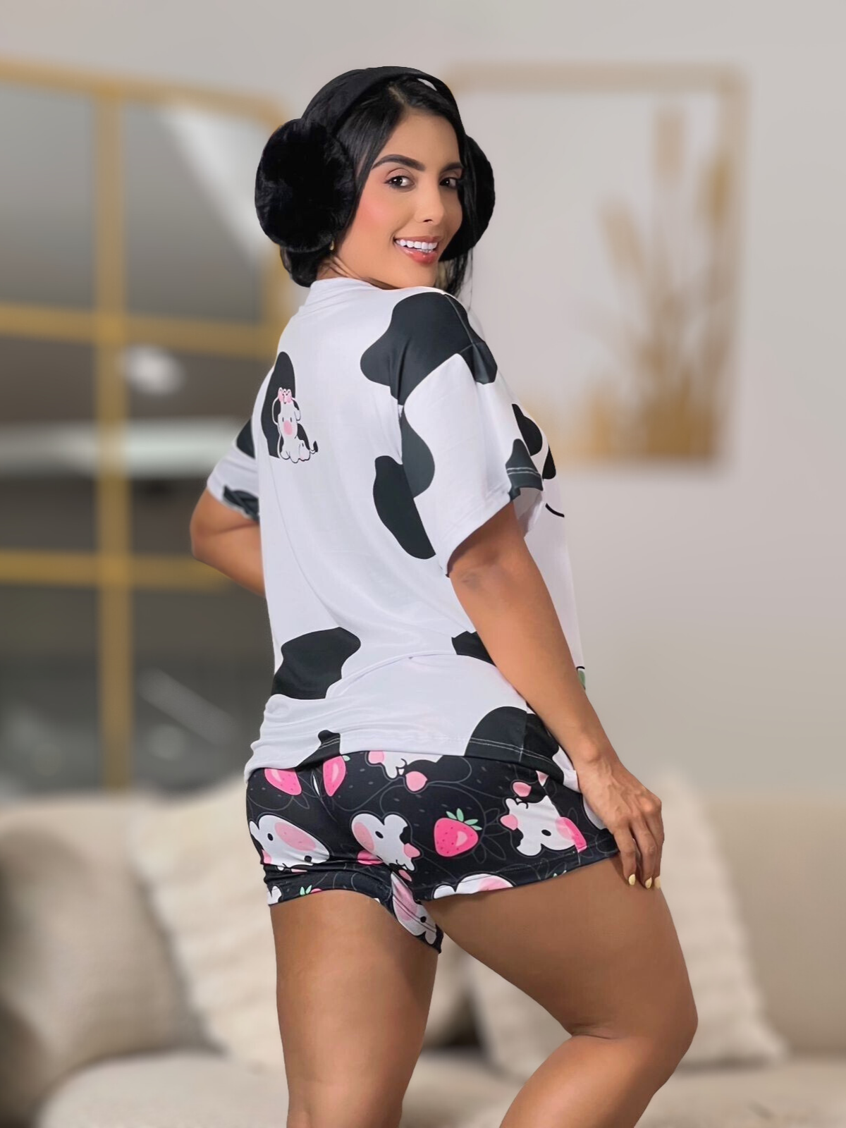Milk Lover Set -  Pijama Mujer Oversize 3 Piezas